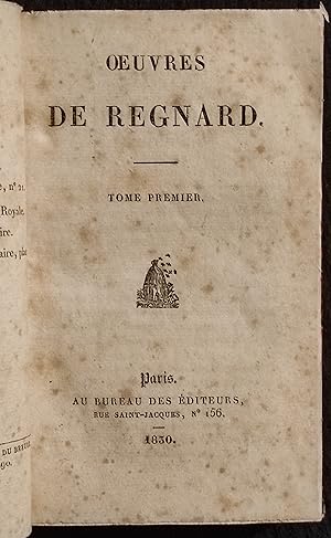 Oeuvres De Regnard - Ed. Bureau, Paris - 1830 - 6 Tomi