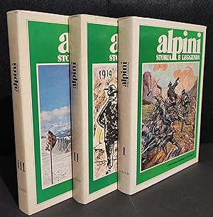 Alpini Storia e Leggenda - Compagnia Generale Editoriale - 3 Vol.