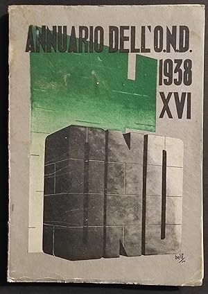Annuario dell'O.N.D. - 1938 XVI
