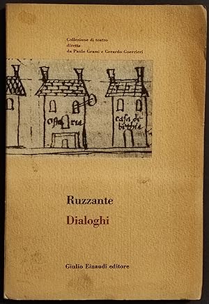 Ruzzante - Dialoghi - Ed. Einaudi - 1953 - Teatro
