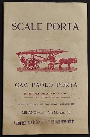 Catalogo Scale Porta - Paolo Porta Inventore Scale Aeree - 1921