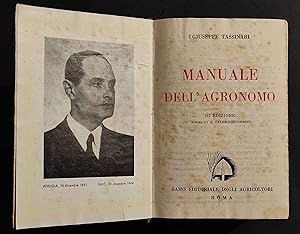 Manuale dell'Agronomo - G. Tassinari - Ramo Ed. Agricoltori - 1951