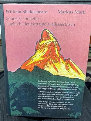 Bild des Verkäufers für Sonnets - Sonette englisch, deutsch und wallissertitsch Schweizer Deutscher Ausgabe zum Verkauf von bookmarathon