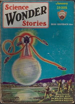 Seller image for SCIENCE WONDER Stories: January, Jan. 1930 for sale by Books from the Crypt