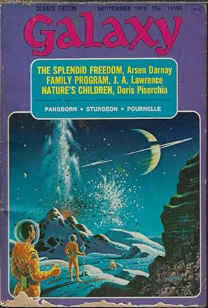 Immagine del venditore per GALAXY Science Fiction: September, Sept. 1974 ("The Company of Glory") venduto da Books from the Crypt