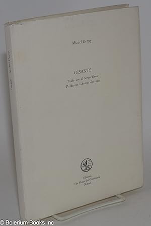 Seller image for Gisants for sale by Bolerium Books Inc.