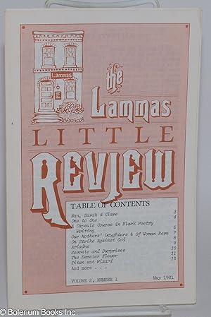 Seller image for The Lammas Little Review: Volume 2, Number 1, May 1981 for sale by Bolerium Books Inc.
