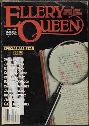 Image du vendeur pour ELLERY QUEEN Mystery Magazine: December, Dec. 1985 mis en vente par Books from the Crypt