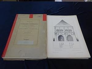 Bild des Verkufers fr Motive der deutschen Architektur des XVI., XVII. und XVIII. Jahrhunderts in historischer Anordnung. 1. Abtlg.: Frh- und Hochrenaissance 1500-1650. / 2. Abtlg.: Barock und Rokoko 1650-1800. 2 Mappen. zum Verkauf von Antiquariat Lcker