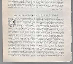 Seller image for State Criminals At The Kara Mines for sale by Legacy Books II