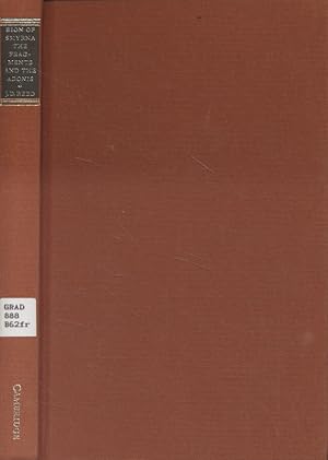 Immagine del venditore per Bion of Smyrna: The Fragments and the Adonis. Cambridge Classical Texts and Commentaries, 33. venduto da Fundus-Online GbR Borkert Schwarz Zerfa