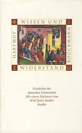 Bild des Verkufers fr Wissen und Widerstand. Geschichte der deutschen Universitt. zum Verkauf von Fundus-Online GbR Borkert Schwarz Zerfa