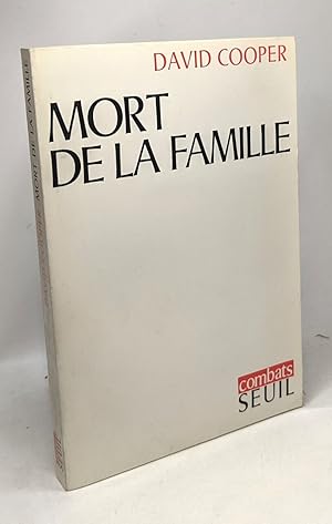 Seller image for Mort de la famille for sale by crealivres