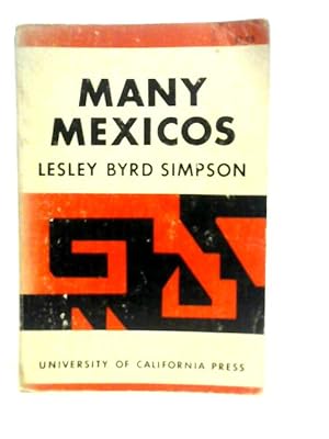 Bild des Verkufers fr Many Mexicos zum Verkauf von World of Rare Books