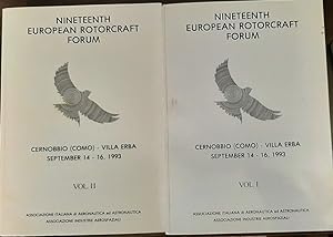Nineteenth European rotocraft forum. 2 volumi