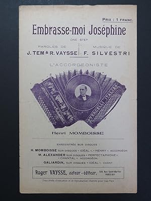 Seller image for Embrass'-moi Josphine F. Silvestri Chant Accordon for sale by partitions-anciennes