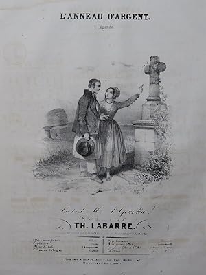 Seller image for LABARRE Thodore L'Anneau d'Argent Chant Piano ca1840 for sale by partitions-anciennes