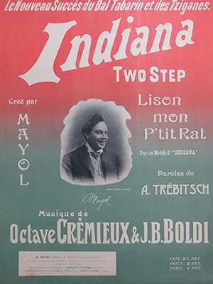 Seller image for CRMIEUX Octave et BOLDI J. B. Indiana Piano 1906 for sale by partitions-anciennes