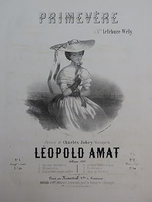 AMAT Léopold Primevère Chant Piano 1855