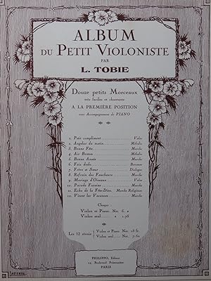 TOBIE L. Fais Dodo Berceuse Piano Violon