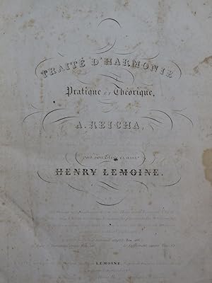 LEMOINE Henry Traité d'Harmonie Pratique et Théorique ca1840