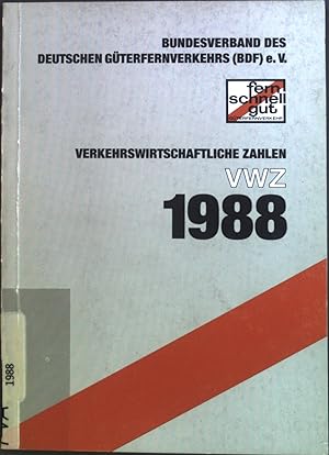 Bild des Verkufers fr Verkehrswirtschaftliche Zahlen (VWZ) 1988 zum Verkauf von books4less (Versandantiquariat Petra Gros GmbH & Co. KG)