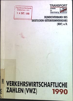 Bild des Verkufers fr Verkehrswirtschaftliche Zahlen (VWZ) 1990 zum Verkauf von books4less (Versandantiquariat Petra Gros GmbH & Co. KG)