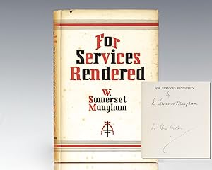 Seller image for For Services Rendered: A Play in Three Acts. for sale by Raptis Rare Books
