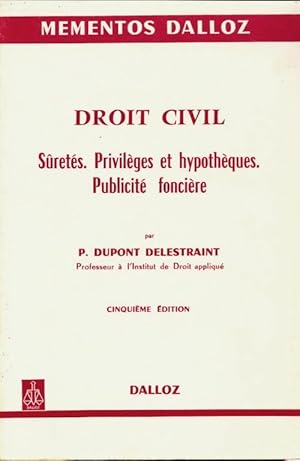 Image du vendeur pour Droit civil - Pierre Dupont Delestraint mis en vente par Book Hmisphres