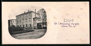 Vertreterkarte Leipzig, Haus Dürr in der Kieler Str. 18
