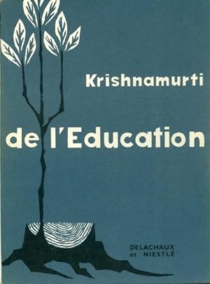 De l'éducation - Krishmamurti