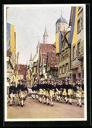 Ansichtskarte Biberach, Schützenfest, Schützentrommler