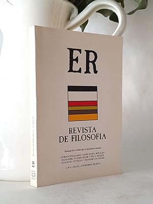 Immagine del venditore per ER Revista de Filosofa. Nmero monogrfico dedicado al Idealismo Alemn. venduto da Librera Miau
