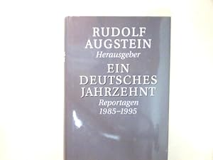 Bild des Verkufers fr Ein deutsches Jahrzehnt : Reportagen 1985 - 1995. zum Verkauf von Antiquariat Buchhandel Daniel Viertel