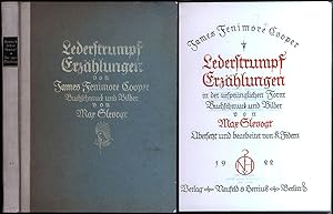 Bild des Verkufers fr Lederstrumpf Erzhlungen in der ursprnglichen Form. Buchschmuck und Bilder von Max Slevogt. bersetzt und bearbeitet von K. Federn. Band 2: Der letzte Mohikaner. zum Verkauf von Antiquariat Lenzen