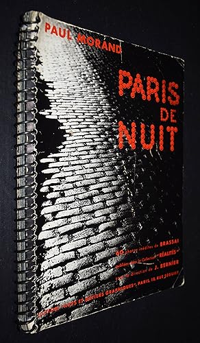 Seller image for Paris de nuit. 60 photos indites de Brassa (d. i. Gyula Halsz). for sale by Antiquariat Haufe & Lutz