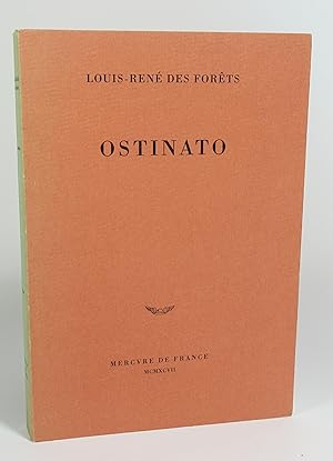 Image du vendeur pour Ostinato mis en vente par Librairie L'Autre sommeil