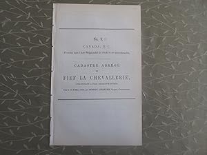 Cadastre abrégé #9B du fief La Chevallerie appartenant à Dlle Charlotte Riverin, procédés sous l'...