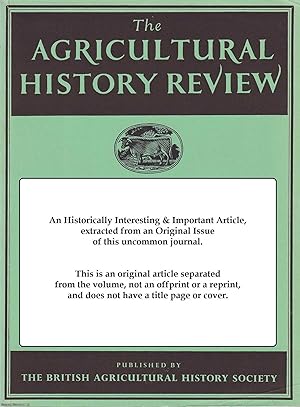 Early Agriculture in Scotland. An original article from the Agricultural History Review, 1960.