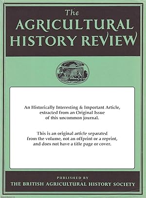 From the Colonies : a tempered tribute. An original article from the Agricultural History Review,...