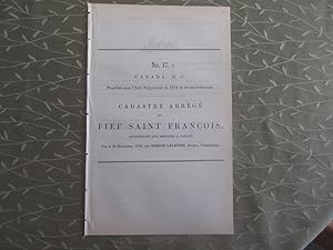 Cadastre abrégé #17A du Fief Saint François appartenant aux héritiers A. Parant, procédés sous l'...