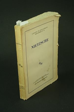 Seller image for Nietzsche. VIIe Colloque philosophique international de Royaumont, 4-8 juillet 1964 - COPY WITH MARKINGS. for sale by Steven Wolfe Books