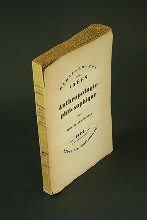 Seller image for Anthropologie philosophique. for sale by Steven Wolfe Books