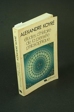 Imagen del vendedor de tudes d'histoire de la pense philosophique. a la venta por Steven Wolfe Books