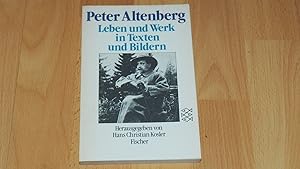Bild des Verkufers fr Peter Altenberg, Leben und Werk in Texten und Bildern. zum Verkauf von Versandantiquariat Ingo Lutter