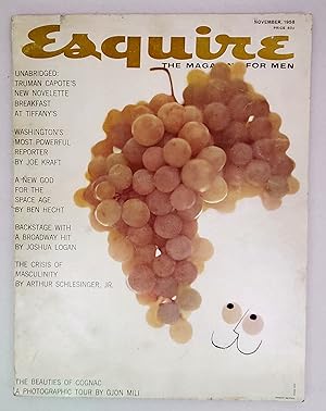 Esquire Magazine - November 1958 - First appearance of Truman Capote's Breakfast at Tiffany's and...