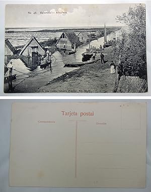 Seller image for Antigua Postal - Old Postcard : VALENCIA, ALBUFERA for sale by LIBRERA MAESTRO GOZALBO