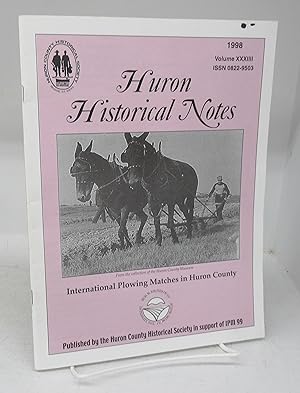 Seller image for Huron Historical Notes 1998 for sale by Attic Books (ABAC, ILAB)