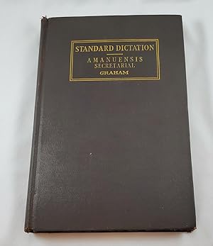 Imagen del vendedor de Standard Dictation: Amanuensis Secretarial a la venta por Third Person Books