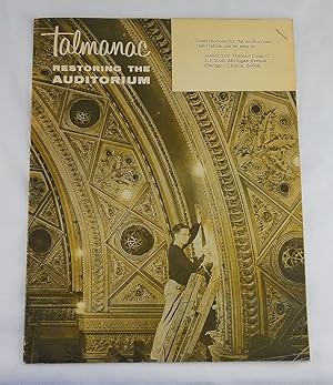 Seller image for Talmanac Restoring the Auditorium for sale by Third Person Books